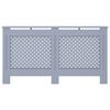 vidaXL Radiator Cover Anthracite 152x19x81.5 cm MDF