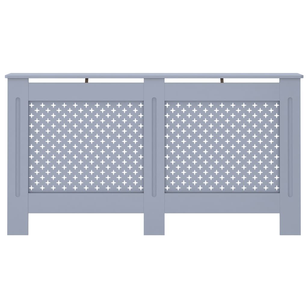vidaXL Radiator Cover Anthracite 152x19x81.5 cm MDF