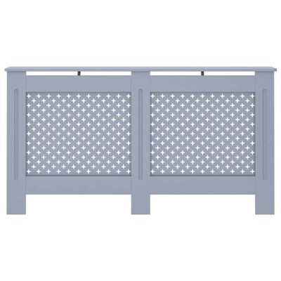 vidaXL Radiator Cover Anthracite 152x19x81.5 cm MDF