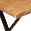 vidaXL Bench with Live Edge 105 cm Solid Wood Acacia