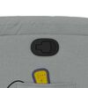 vidaXL Stand up Massage Recliner Chair Light Grey Fabric