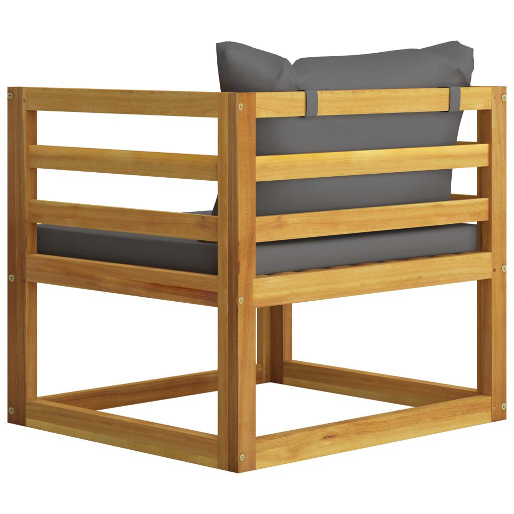 vidaXL 8 Piece Garden Lounge Set with Cushion Solid Acacia Wood