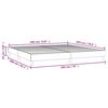 vidaXL Box Spring Bed Frame Light Grey 193x203 cm Fabric