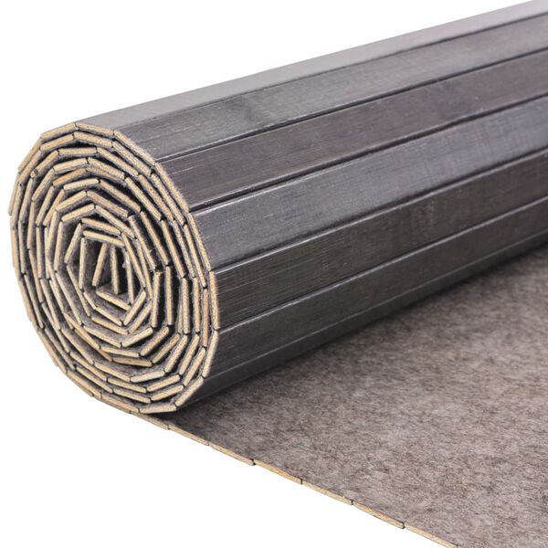 vidaXL Room Divider Bamboo Grey 250x165 cm
