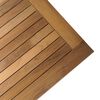 vidaXL Garden Bench 2 pcs Brown Solid Teak wood