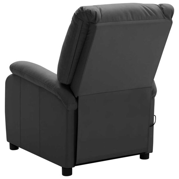 vidaXL Electric Massage Chair Anthracite Faux Leather