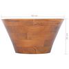 vidaXL Basin Solid Teak Wood &Phi;40x20 cm
