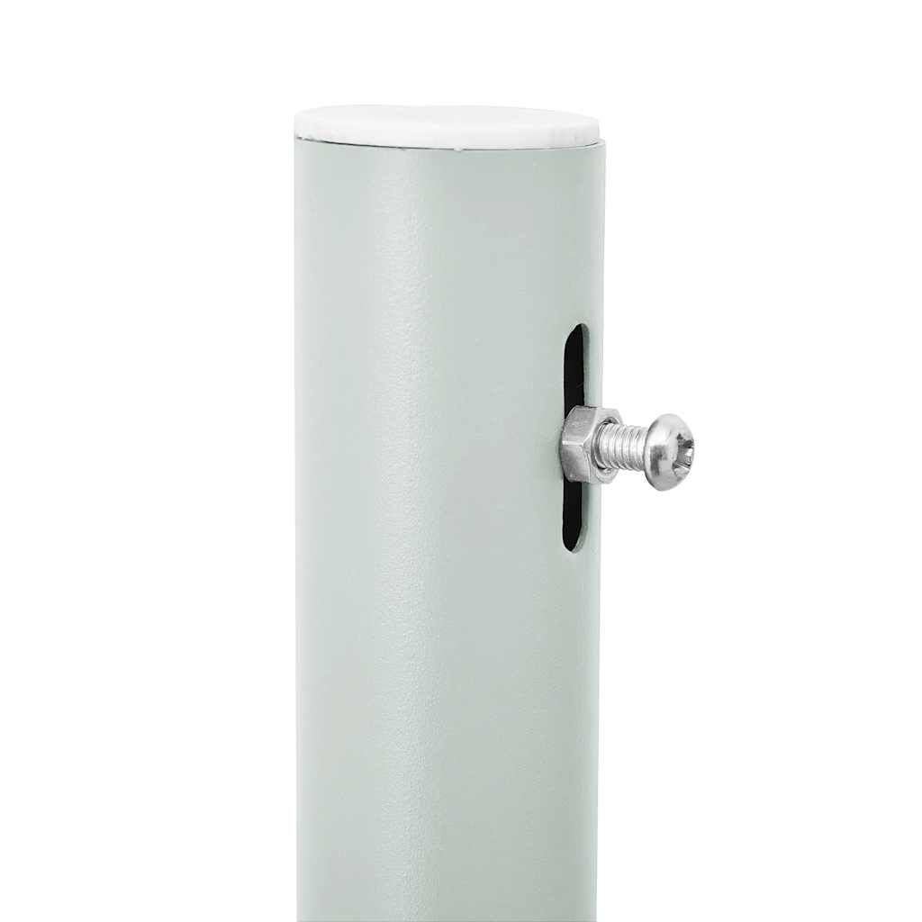 vidaXL Patio Retractable Side Awning 120x500 cm Grey