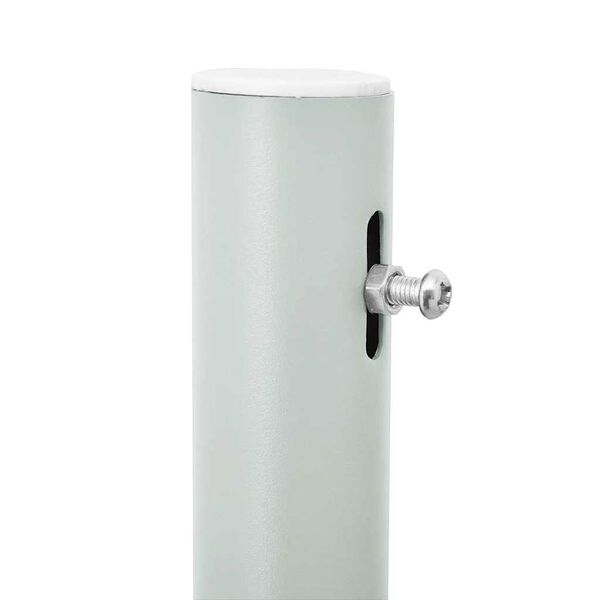 vidaXL Patio Retractable Side Awning 120x500 cm Grey