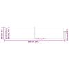 vidaXL Retractable Side Awning Anthracite 200x1000 cm