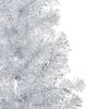 vidaXL Artificial Pre-lit Christmas Tree with Stand Silver 150 cm PET