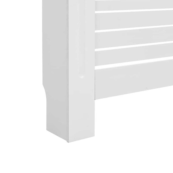 vidaXL Radiator Cover White 152x19x81.5 cm MDF