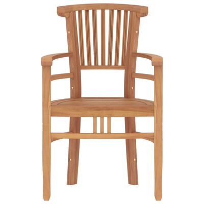 vidaXL 7 Piece Garden Dining Set Solid Wood Teak