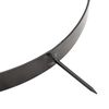 vidaXL Garden Lawn Roller Pull with Aerator Clamps Black 63 L Iron