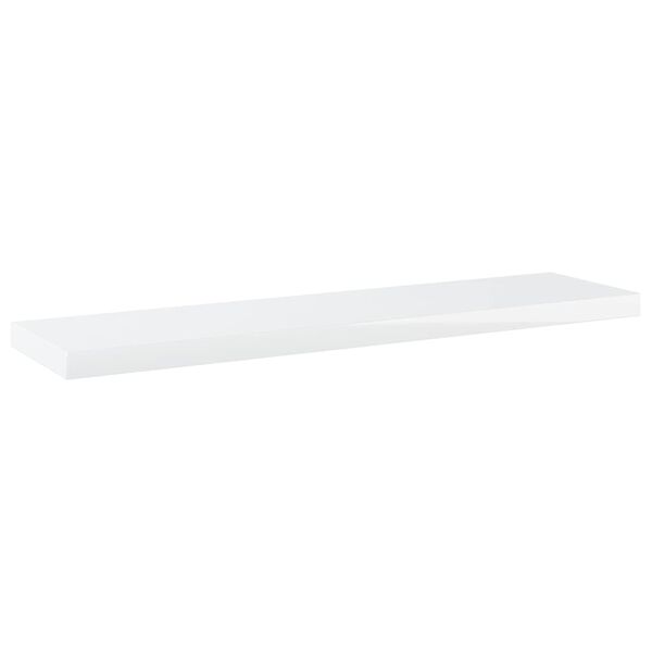 vidaXL Bookshelf Boards 8 pcs High Gloss White 40x10x1.5 cm Engineered Wood