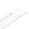 vidaXL Wall Shelves 2 pcs High Gloss White 60x9x3 cm