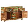 vidaXL Sideboard 110x30x65 cm Solid Wood Reclaimed