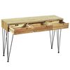 vidaXL Console Table 120x35x76 cm Solid Teak