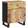 vidaXL Bedside Cabinet 50x33x60 cm Solid Wood Mango&Engineered Wood