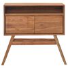 vidaXL Console Table 80x30x80 cm Solid Teak Wood