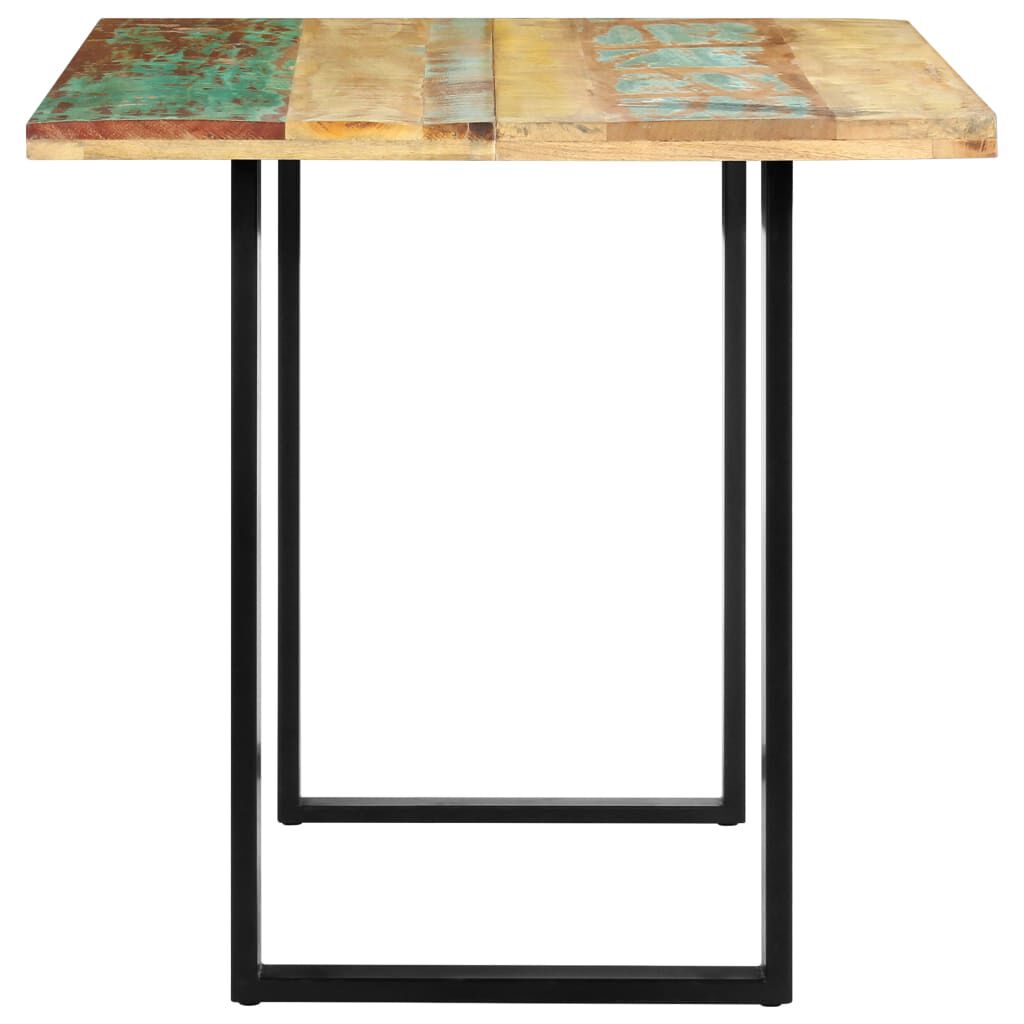 vidaXL Dining Table 140x70x76 cm Solid Reclaimed Wood