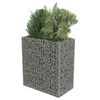 vidaXL Gabion Raised Bed Galvanised Steel 90x50x100 cm