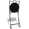 vidaXL Folding Bistro Chairs 2 pcs Ceramic Blue and White