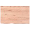 vidaXL Wall Shelf Light Brown 80x50x2 cm Treated Solid Wood Oak
