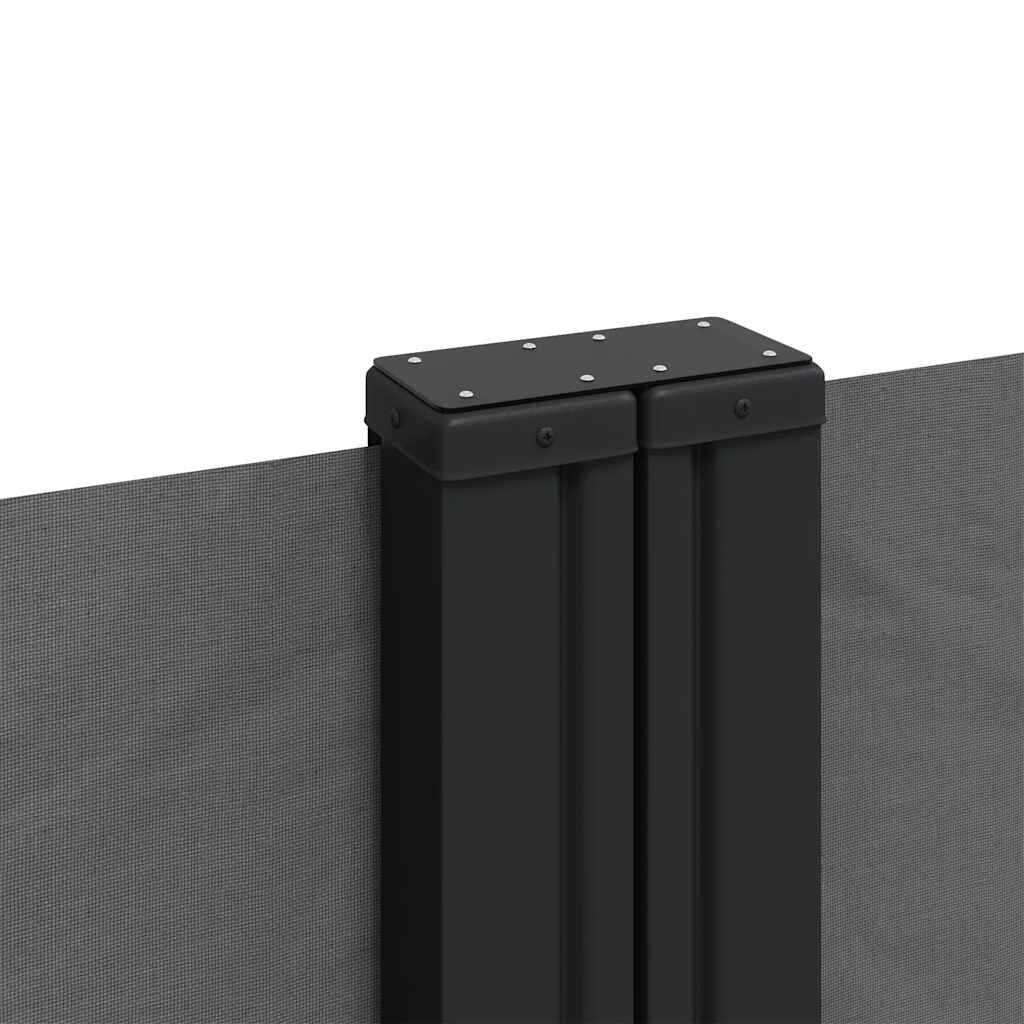 vidaXL Retractable Side Awning Anthracite 100x1000 cm