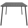 vidaXL Garden Table Anthracite 200x100x71 cm Steel