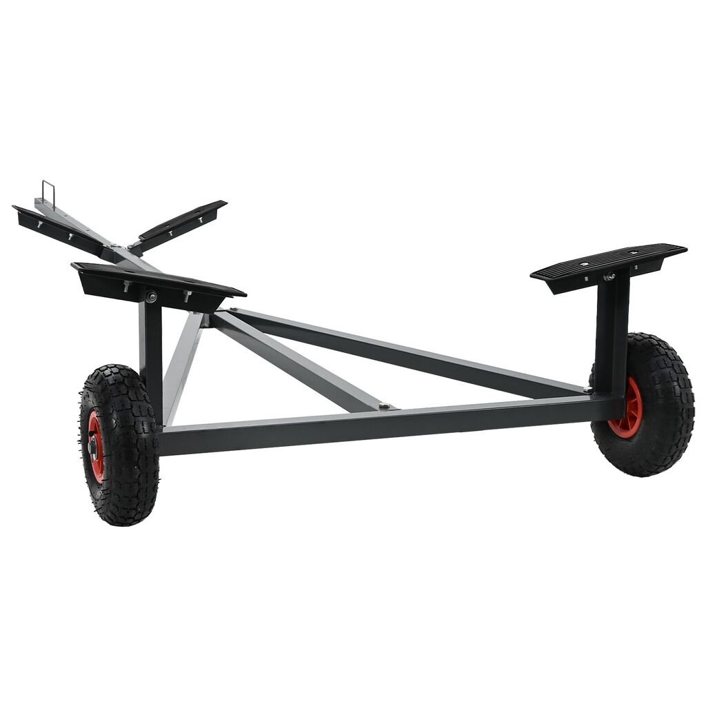 vidaXL Boat Trailer 212-302 cm Adjustable Length 160 kg Steel