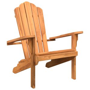 vidaXL Garden Adirondack Chair 77x78x95 cm Solid Wood Teak