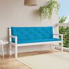 vidaXL Garden Bench Cushion Light Blue 150x(50+50)x7cm Oxford Fabric