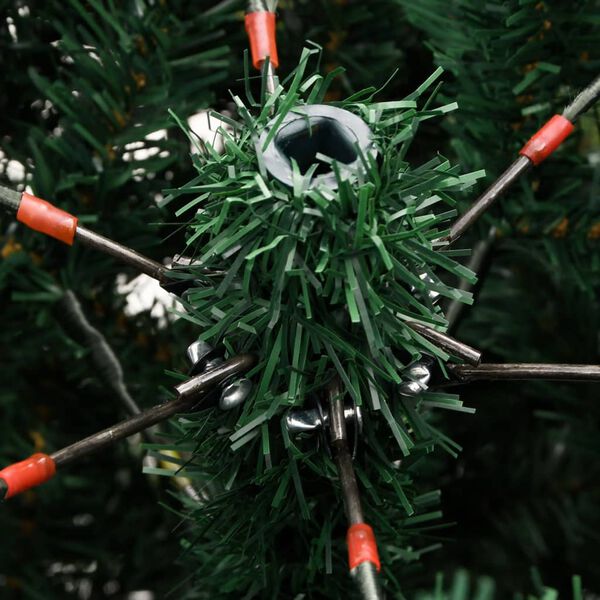 vidaXL Artificial Hinged Christmas Tree with Stand 150 cm