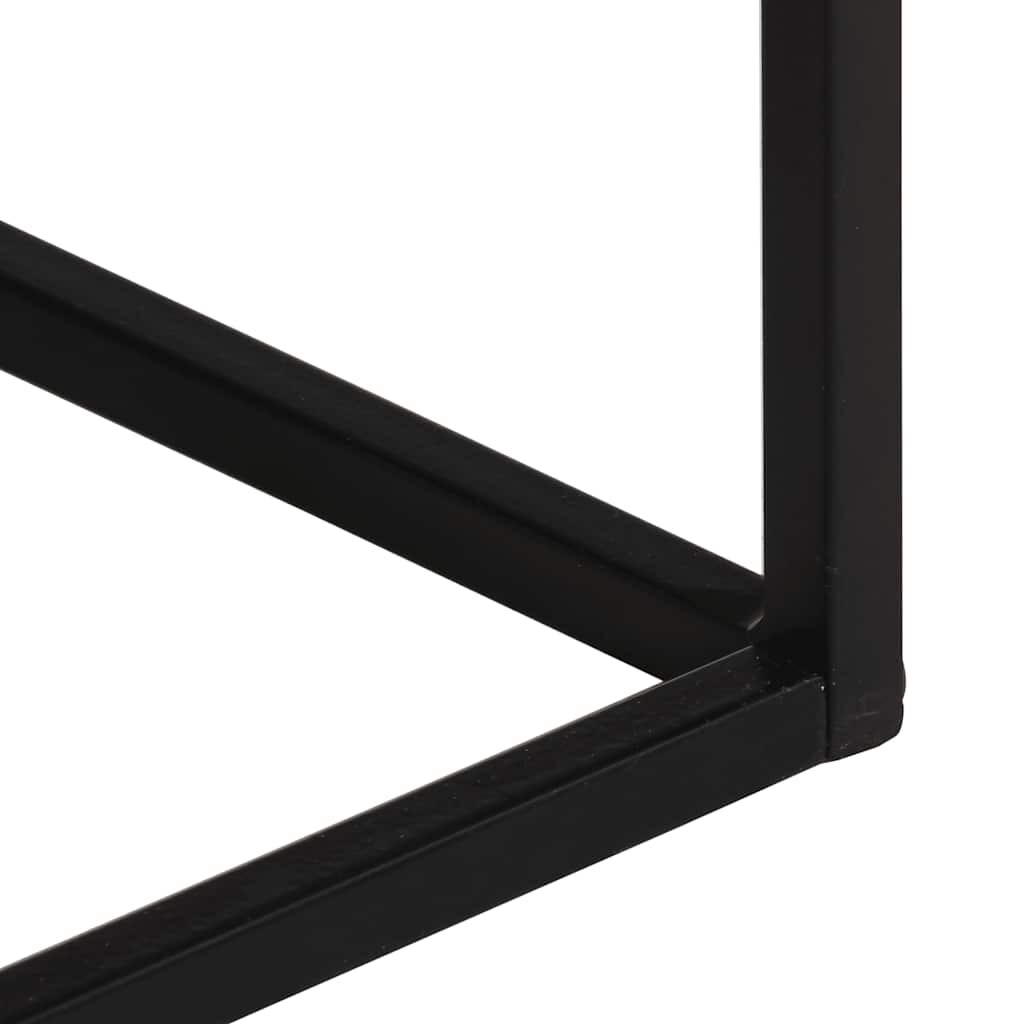 vidaXL Console Table 110x30x75 cm Solid Wood Reclaimed and Iron
