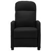 vidaXL Electric Recliner Chair Black Faux Leather