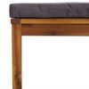 vidaXL 6 Piece Garden Lounge Set with Cushion Solid Acacia Wood
