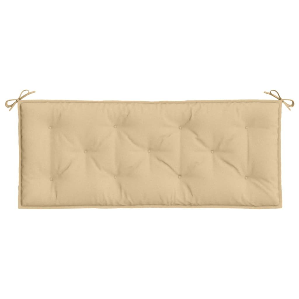 vidaXL Garden Bench Cushion Melange Beige 120x50x7 cm Fabric