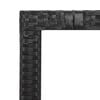 vidaXL 9 Piece Garden Bistro Set with Cushions Black Poly Rattan