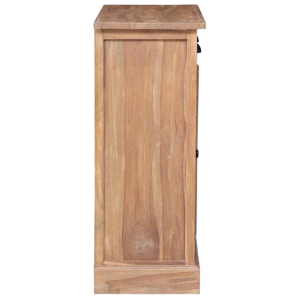 vidaXL Side Cabinet 65x30x75 cm Solid Teak