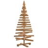 vidaXL Christmas Trees with Stand Brown 120 cm Solid pine wood