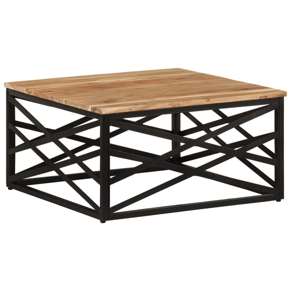 vidaXL Coffee Table 68x68x35 cm Solid Acacia Wood