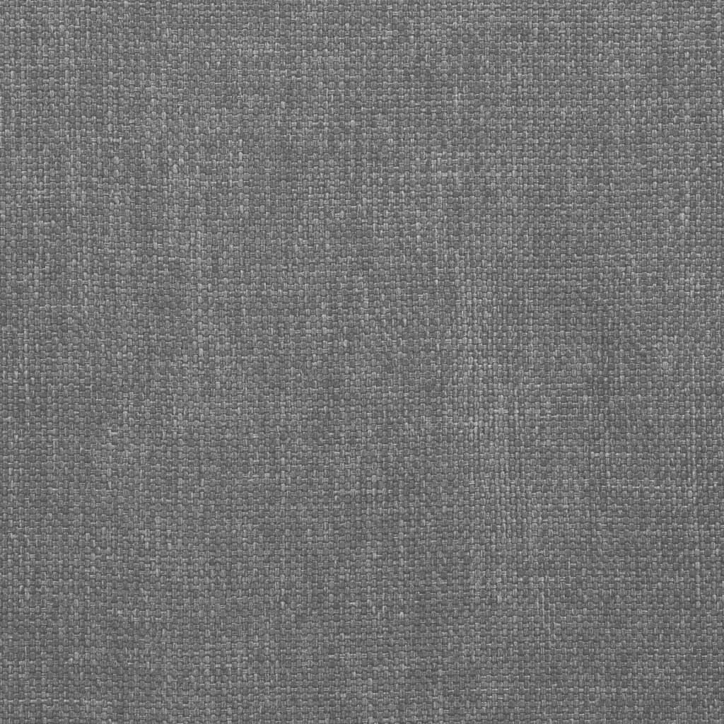 vidaXL Dining Chairs 2 pcs Light Grey Fabric