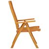 vidaXL Folding Garden Chairs 2 pcs Solid Wood Eucalyptus