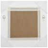 vidaXL Wall Mirror Baroque Style 40x40 cm White