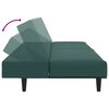 vidaXL 2 Piece Sofa Set Dark Green Velvet