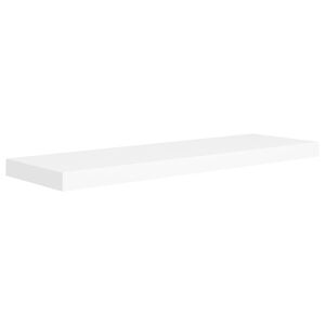 vidaXL Floating Wall Shelf White 80x23.5x3.8 cm MDF