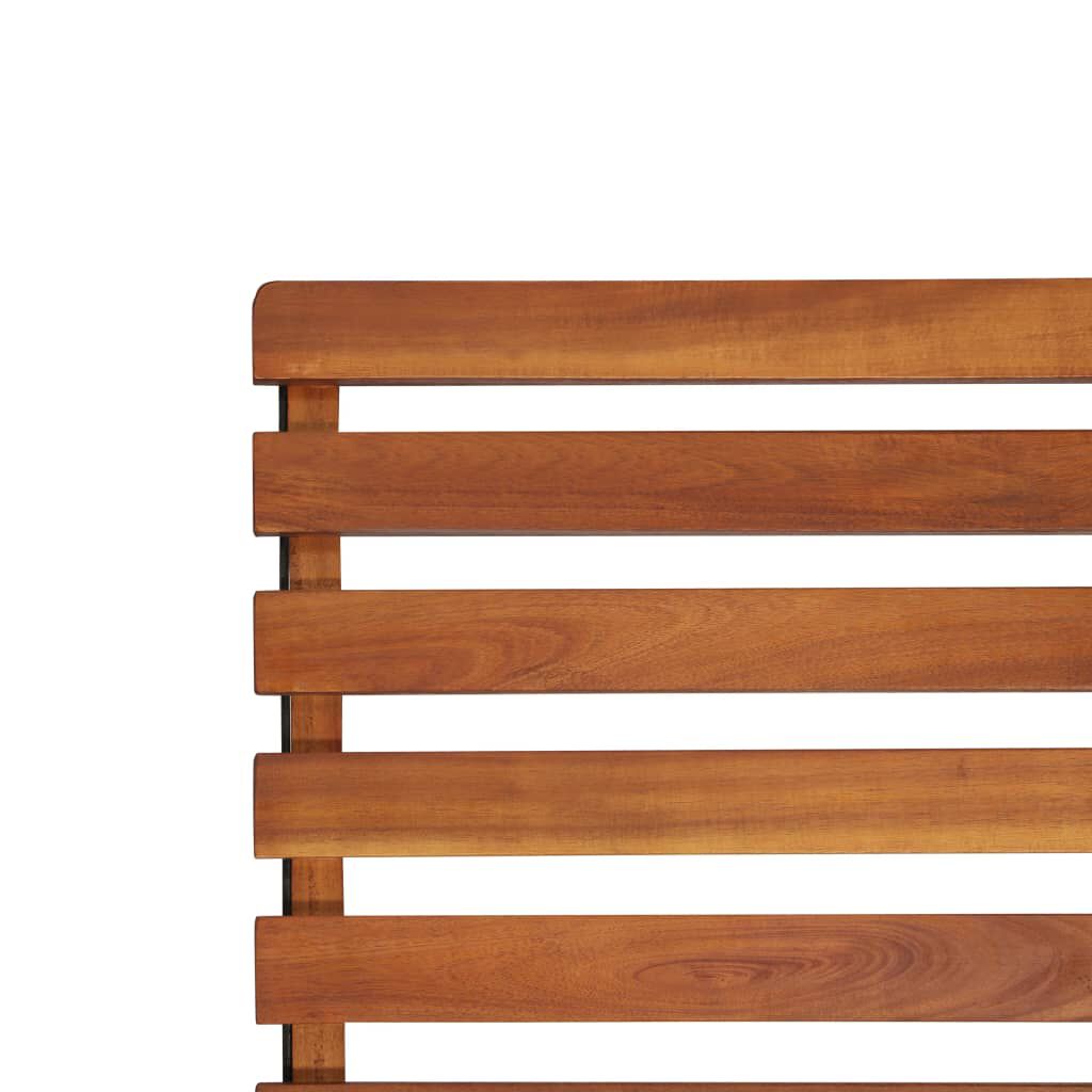 vidaXL Outdoor Deck Chair Solid Wood Acacia
