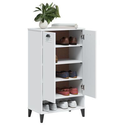 vidaXL Shoe Cabinet VIKEN White Engineered Wood