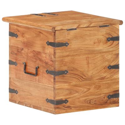 vidaXL Chest 40x40x40 cm Solid Acacia Wood